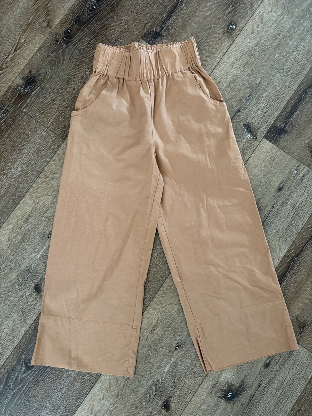 Kourt Willow Wide Leg Cotton Linen Blend Pants
